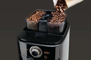 Fonctionnement de la machine à café Philips avec moulin