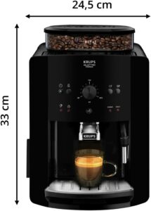Krups EA8108, conception et dimension de la machine à espresso