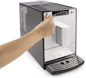 configuration simple et complète de la machine à café Melitta