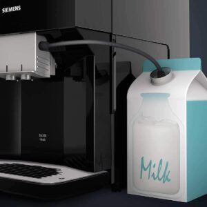 Boissons et cafés au lait avec la machine à café